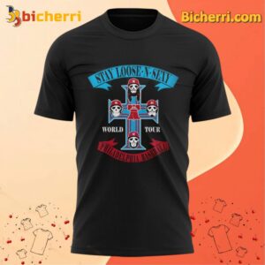 Guns N Roses X Philadelphia Baseball Stay Loose Sexy World Tour Unisex Shirt, Hoodie sZbrp89