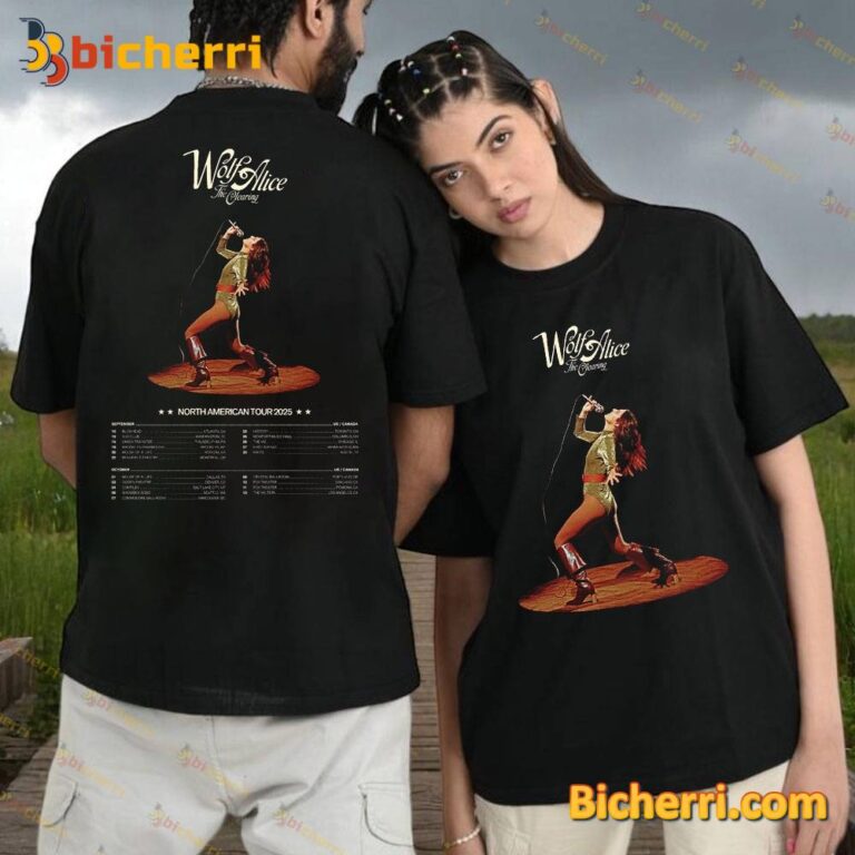 Wolf Alice Fall 2025 North American Tour Dates Unisex Shirt FohdrD7