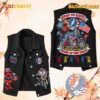 Grateful Dead Keep On Ridin' Home Of The Dead Sleeveless Denim Jacket AVwOjYl