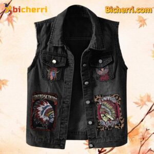 Lynyrd Skynyrd Sweet Home Independence Sleeveless Denim Jacket-a dlvczAN