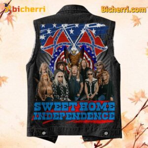 Lynyrd Skynyrd Sweet Home Independence Sleeveless Denim Jacket-b YCvyuaf
