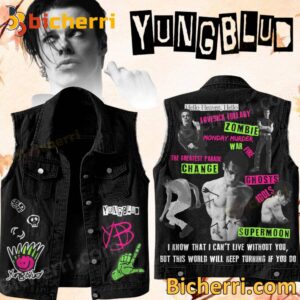Yungblud I Know That I Can't Live Without You Sleeveless Denim Jacket RhznS0g