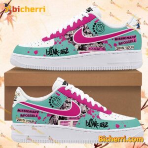 Blink-182 Missionary Impossible 2025 Tour Air Force Shoes vQuDhXW