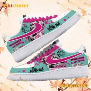 Blink-182 Missionary Impossible 2025 Tour Air Force Shoes-a AjH7DXb